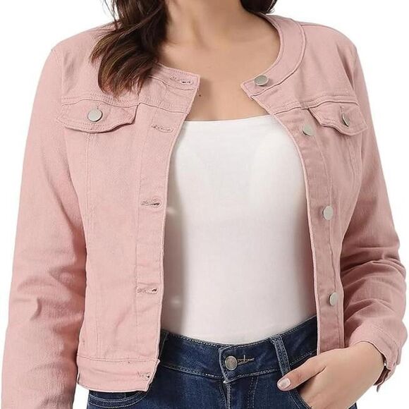 Source Unknown Jackets & Blazers - Allegra K Women's Pink Jacket